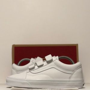 Vans Old Skool V (Leather) “True White”